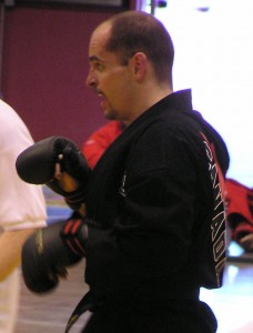 Photograph of Oliver Gessner competing at the World Jiu-Jitsu Championships.